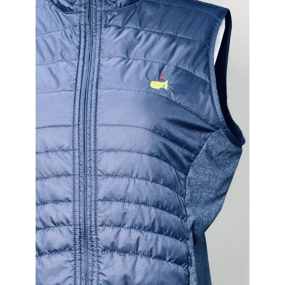 NEW Masters Magnolia Lane Tech Womens Size M Golf vest from Augusta Navy Blue - Picture 8 of 14
